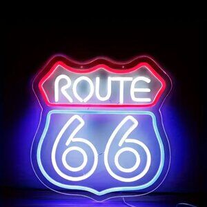 ROUTE 66 NEON LED SIGN